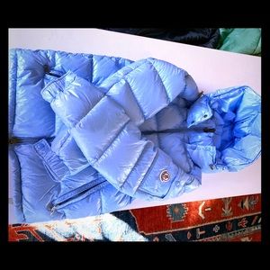 Light Blue Moncler puffer